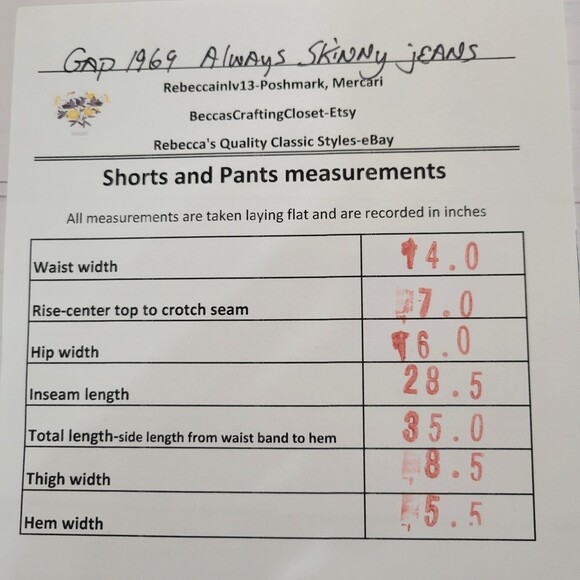 Gap 1969 Always Skinny dark wash womens jeans size 25/0P - Picture 8 of 8